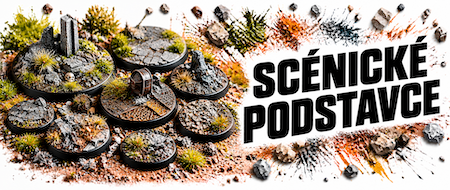Scénické podstavce pro miniatury, wargaming a výstavní modely